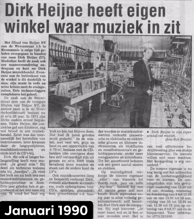 Dirk Heijne Muziek 1990